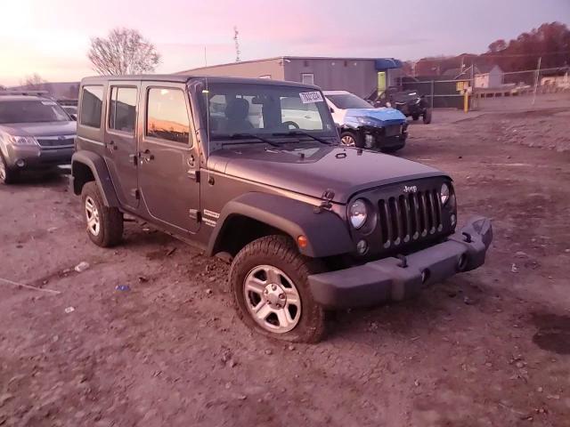 2016 Jeep Wrangler Unlimited Sport VIN: 1C4BJWDG6GL316687 Lot: 78321224