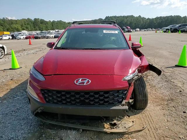 2022 Hyundai Kona Sel VIN: KM8K32AB6NU849668 Lot: 74743714