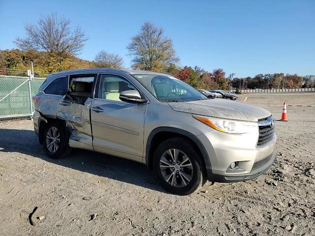 2014 Toyota Highlander Xle VIN: 5TDJKRFH9ES016279 Lot: 76790344