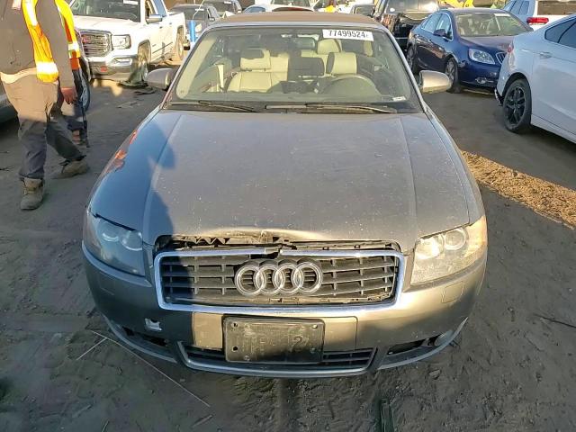 2006 Audi A4 1.8 Cabriolet VIN: WAUAC48H86K006667 Lot: 77499524