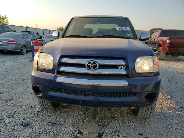 2006 Toyota Tundra Double Cab Sr5 VIN: 5TBET34166S521563 Lot: 72997184