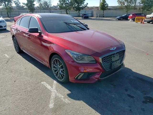 2018 Genesis G80 Sport VIN: KMHGN4JB9JU285343 Lot: 75061764