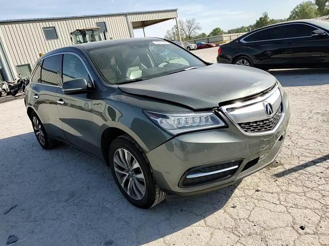 2016 Acura Mdx Technology VIN: 5FRYD4H40FB019615 Lot: 73630634