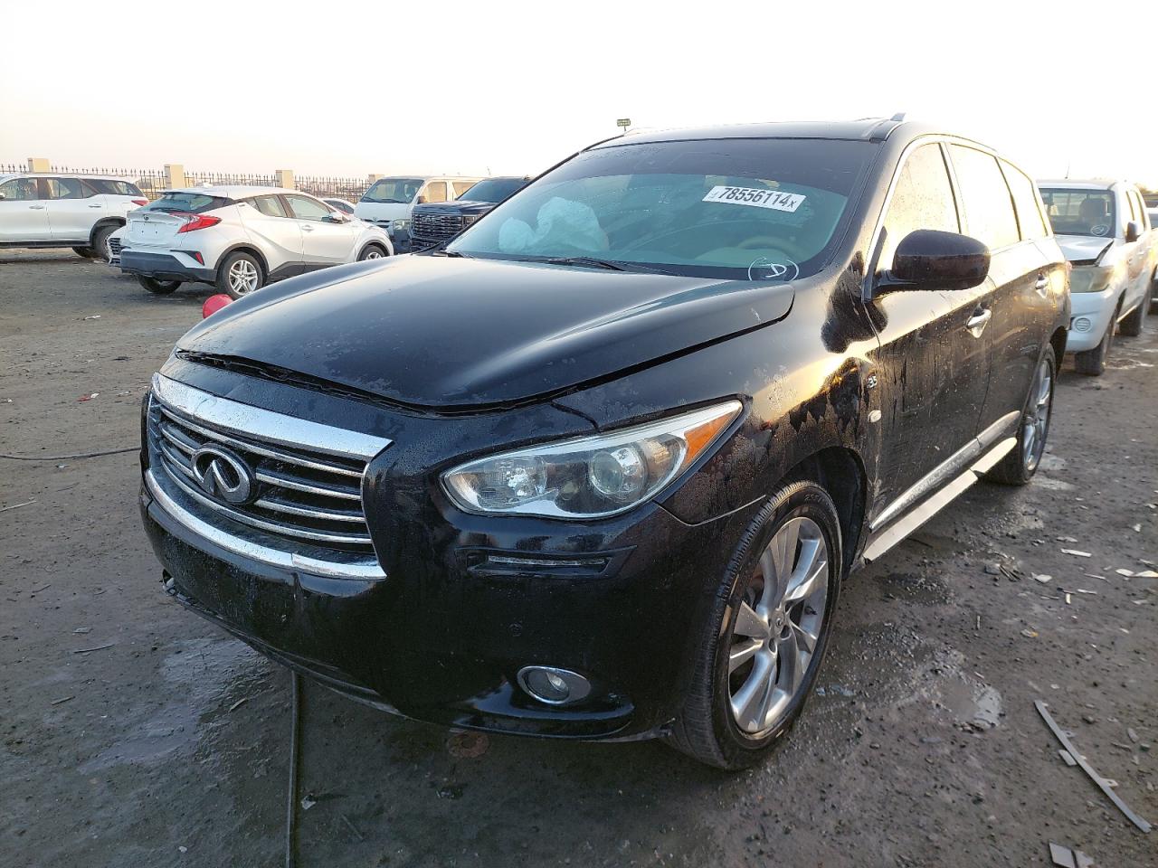 5N1AL0MM6EC520875 Auction: COPART UAE Lot: 78556114 Location: DUBAI INDUSTRIAL CITY - DUBAI 5N1AL0MM6EC520875 INFI QX60 2014 BLACK Photo 2
