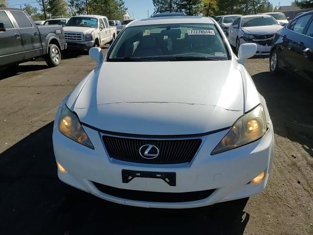 2006 Lexus Is 250 VIN: JTHBK262962009086 Lot: 77278514