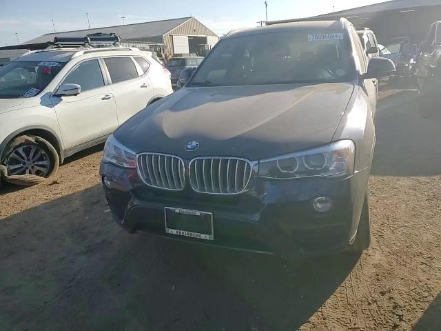 2017 BMW X3 xDrive35I VIN: 5UXWX7C50H0S19556 Lot: 76036684