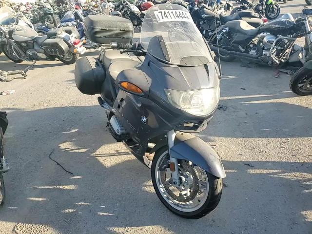 2002 BMW R1150 Rt VIN: WB10499A22ZE87222 Lot: 74114444