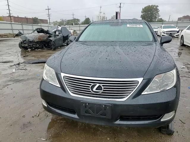 2007 Lexus Ls 460 VIN: JTHBL46F875040499 Lot: 75944874