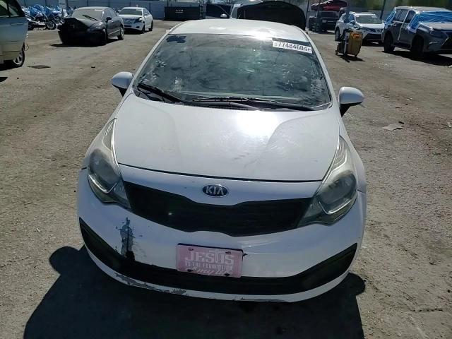 2014 Kia Rio Lx VIN: KNADM4A39E6365087 Lot: 77484604