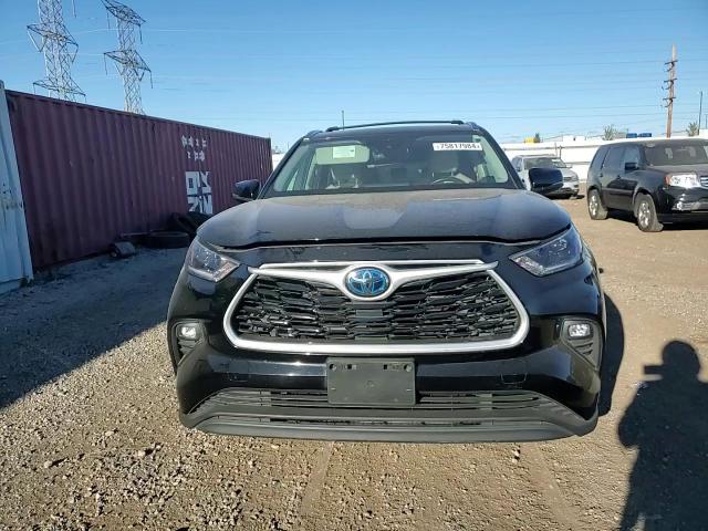 2021 Toyota Highlander Hybrid Xle VIN: 5TDGBRCH0MS525271 Lot: 75817984