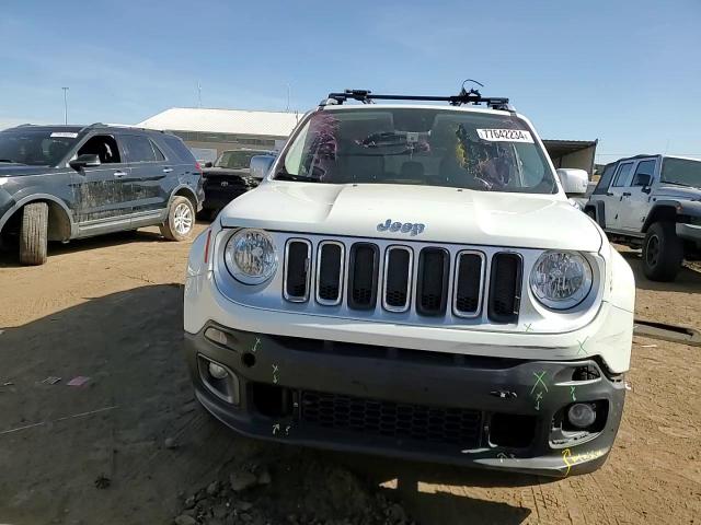 2016 Jeep Renegade Limited VIN: ZACCJBDT5GPC85647 Lot: 77642234