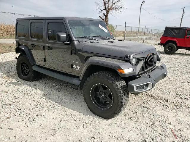 2018 Jeep Wrangler Unlimited Sahara VIN: 1C4HJXENXJW325802 Lot: 76881814