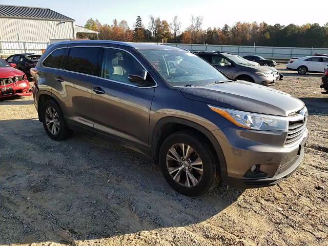 2015 Toyota Highlander Xle VIN: 5TDJKRFH1FS129502 Lot: 77642544