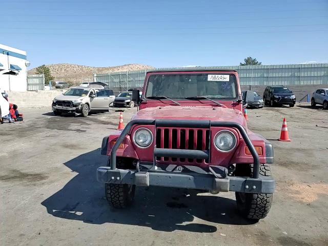 1998 Jeep Wrangler / Tj Se VIN: 1J4FY29P2WP767342 Lot: 75822454