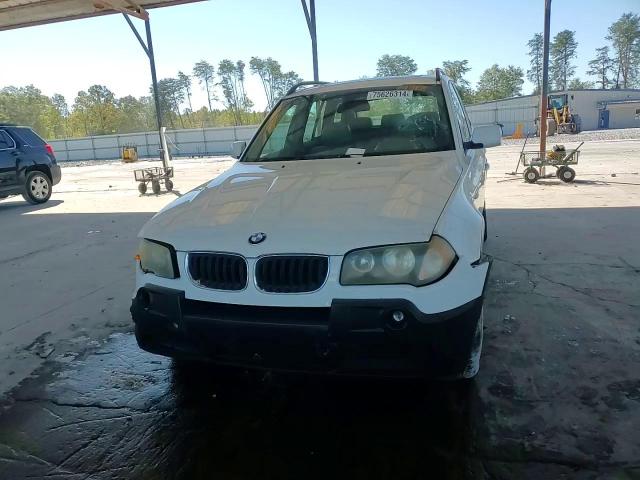 2004 BMW X3 3.0I VIN: WBXPA93434WC33149 Lot: 75626314