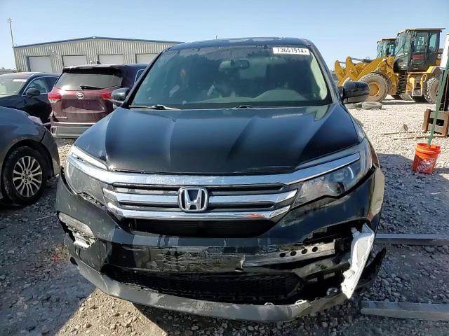 2018 Honda Pilot Exl VIN: 5FNYF5H59JB001651 Lot: 73651914