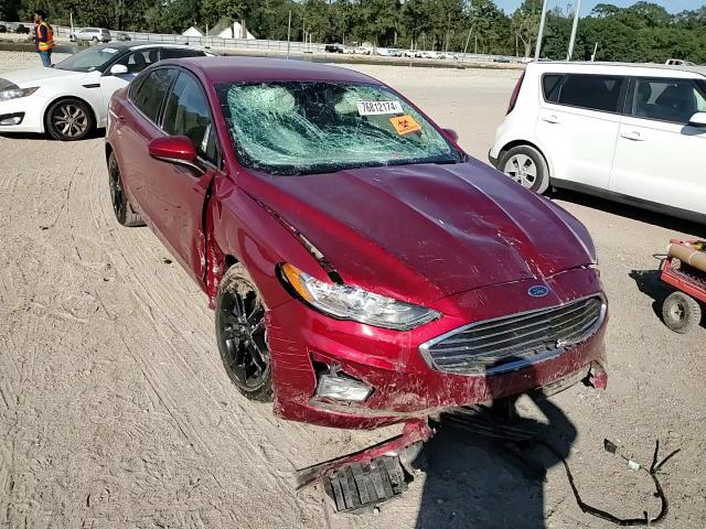 2019 Ford Fusion Se VIN: 3FA6P0HD2KR161262 Lot: 76812174