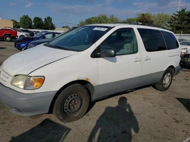 2001 Toyota Sienna Le VIN: 4T3ZF13CX1U405412 Lot: 73499214