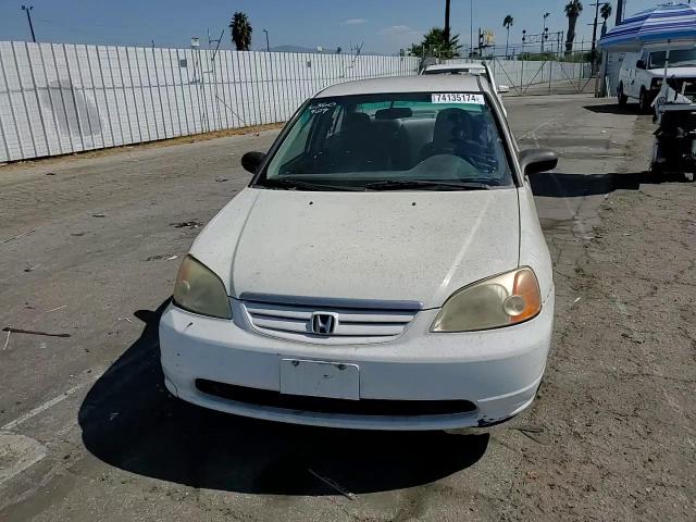 2001 Honda Civic Lx VIN: 1HGES16541L006135 Lot: 74135174