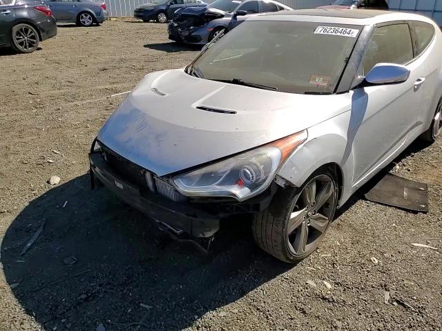 2013 Hyundai Veloster Turbo VIN: KMHTC6AE8DU110466 Lot: 76236464