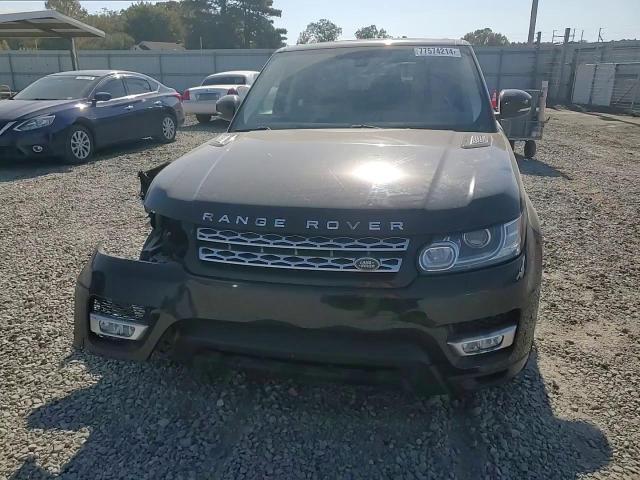 2016 Land Rover Range Rover Sport Hse VIN: SALWR2PFXGA117474 Lot: 77574214