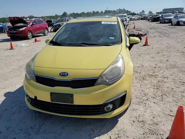 2016 Kia Rio Ex VIN: KNADN4A36G6593516 Lot: 74010014