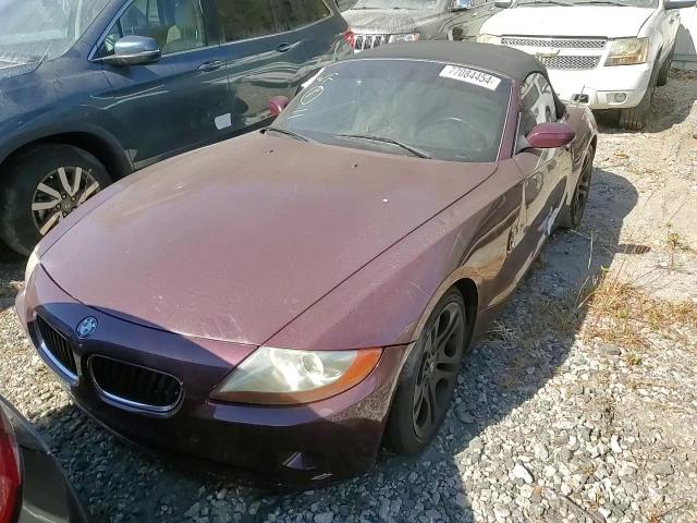 2003 BMW Z4 3.0 VIN: 4USBT53443LT23685 Lot: 77084454