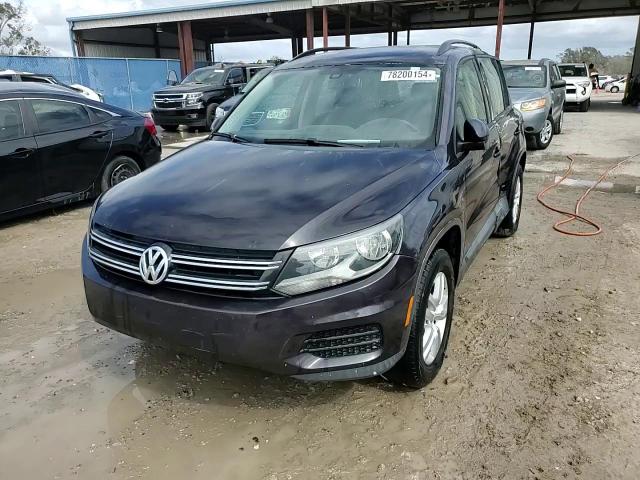 2016 Volkswagen Tiguan S VIN: WVGAV7AX9GW536989 Lot: 78200154