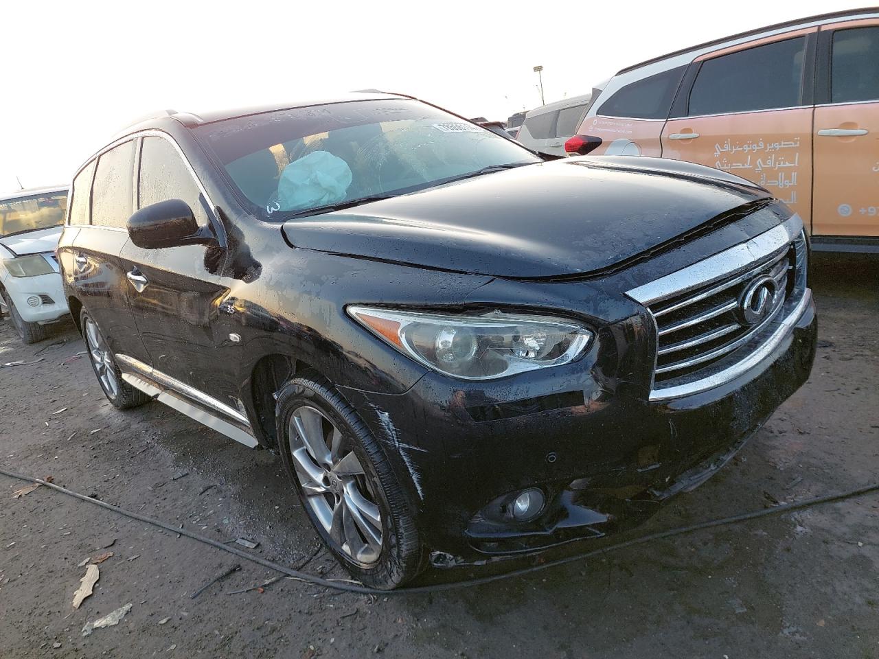 5N1AL0MM6EC520875 Auction: COPART UAE Lot: 78556114 Location: DUBAI INDUSTRIAL CITY - DUBAI 5N1AL0MM6EC520875 INFI QX60 2014 BLACK Photo 1
