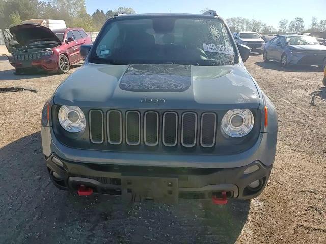 2017 Jeep Renegade Trailhawk VIN: ZACCJBCB4HPF61780 Lot: 74536284