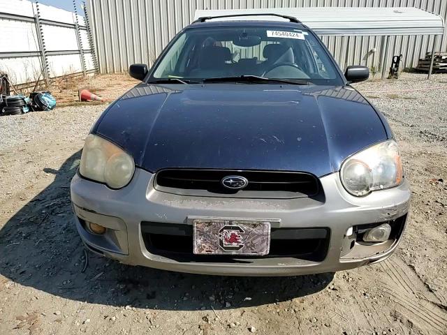 2005 Subaru Impreza Outback Sport VIN: JF1GG68555H804712 Lot: 74540424