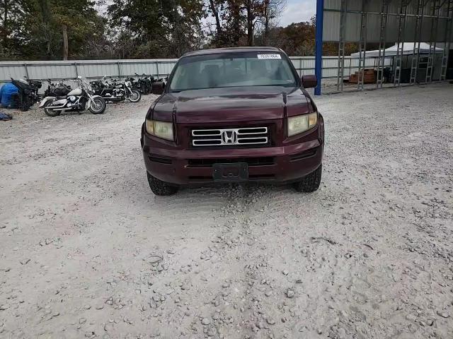 2007 Honda Ridgeline Rts VIN: 2HJYK16487H536550 Lot: 78397864