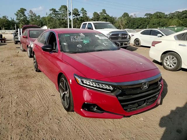 2021 Honda Accord Sport VIN: 1HGCV1F38MA026238 Lot: 75874454