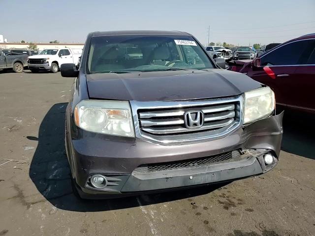 2012 Honda Pilot Ex VIN: 5FNYF4H45CB003031 Lot: 75463104