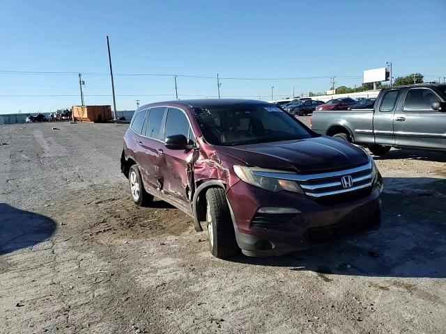 2016 Honda Pilot Lx VIN: 5FNYF6H12GB007027 Lot: 90627105