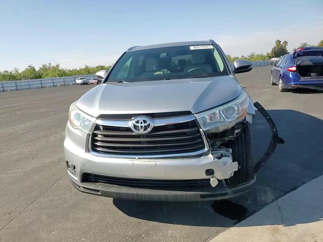 2015 Toyt Highlander VIN: 5TDJKRFH9FS187325 Lot: 86814425