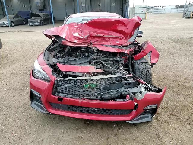 2018 Infiniti Q50 Red Sport 400 VIN: JN1FV7AR1JM481438 Lot: 86255865