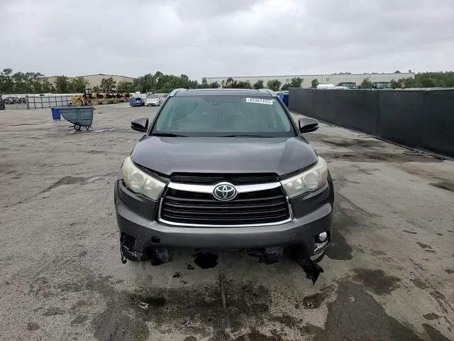 2015 Toyota Highlander Limited VIN: 5TDDKRFHXFS173852 Lot: 85361155