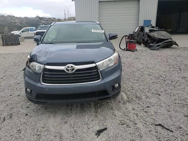 2015 Toyota Highlander Xle VIN: 5TDJKRFH9FS139324 Lot: 81975795