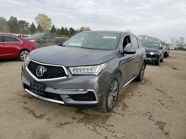 2017 Acura Mdx Technology VIN: 5J8YD4H58HL000970 Lot: 91072935