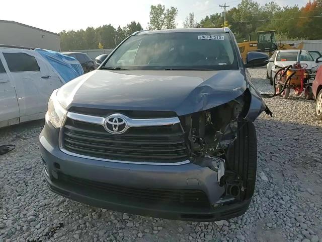 2015 Toyota Highlander Xle VIN: 5TDJKRFH2FS149225 Lot: 82448515