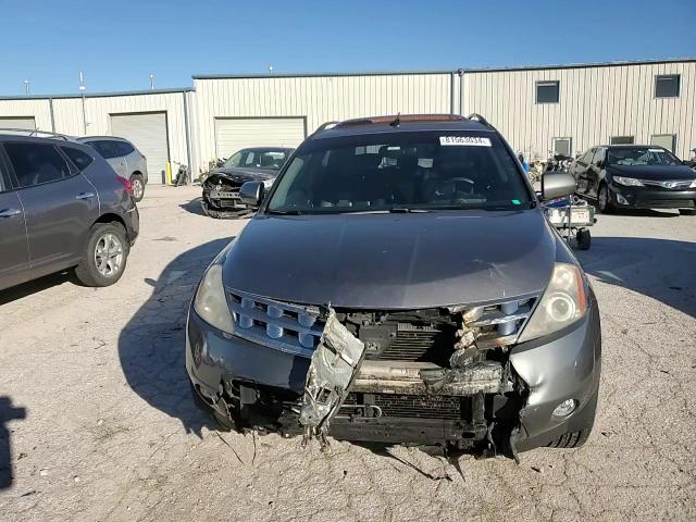 2005 Nissan Murano Sl VIN: JN8AZ08W75W438803 Lot: 81563034