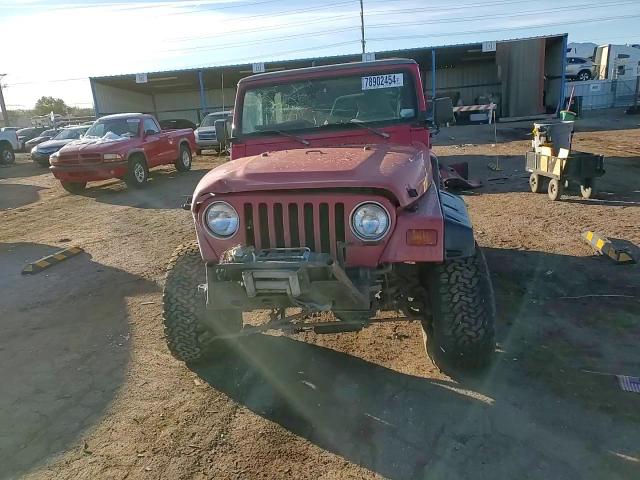 1997 Jeep Wrangler / Tj Sport VIN: 1J4FY19S7VP529659 Lot: 78902454