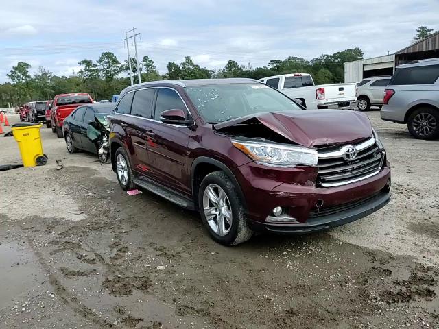 2015 Toyota Highlander Limited VIN: 5TDYKRFH9FS115894 Lot: 81154644