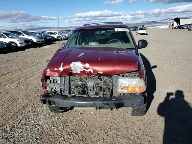 1998 GMC Jimmy VIN: 1GKDT13W5W2523661 Lot: 80123064