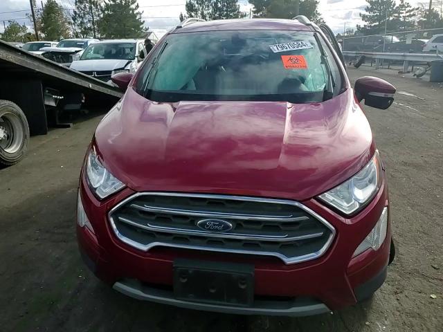 2021 Ford Ecosport Titanium VIN: MAJ6S3KL2MC406630 Lot: 79670584