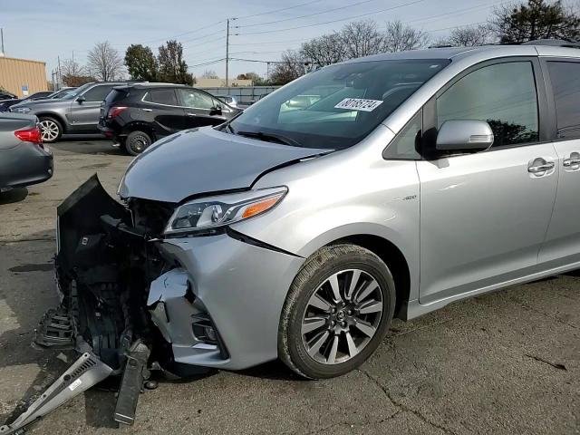 2019 Toyota Sienna Xle VIN: 5TDDZ3DC1KS223662 Lot: 80185724