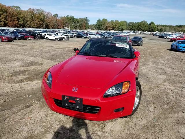 2002 Honda S2000 VIN: JHMAP11442T006326 Lot: 78612894