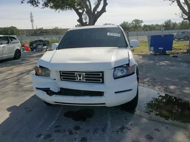 2006 Honda Ridgeline Rtl VIN: 2HJYK165X6H510653 Lot: 92181935