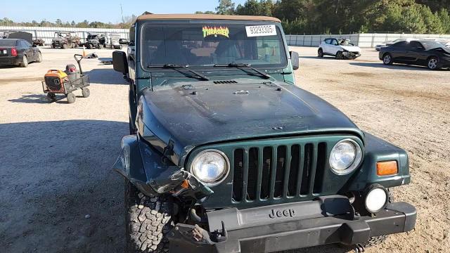 1999 Jeep Wrangler / Tj Sahara VIN: 1J4FY49S0XP402594 Lot: 93293305